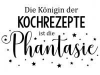 Wandtattoo Kochrezepte Phantasie mit Sternen