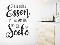 Wandtattoo Essen ist Balsam