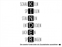 Wandtattoo Kinder spielen Motivansicht