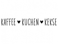 Wandtattoo Kaffee Kuchen Kekse