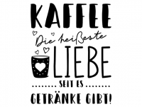 Wandtattoo Heiße Liebe Kaffee