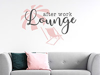 Wandtattoo After work Lounge