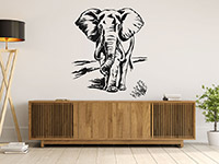 Wandtattoo Elefant | Bild 2