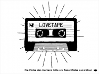 Wandtattoo Lovetape