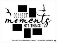 Wandtattoo Fotorahmen Collect moments Motivansicht