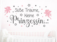 Wandtattoo Süße Träume kleine Prinzessin