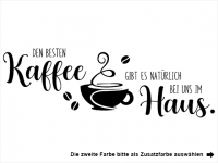 Wandtattoo Den besten Kaffee Motivansicht