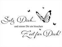 Wandtattoo Zeit für Dich