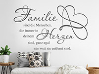 Wandtattoo Familie sind die Menschen