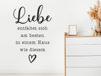 Wandtattoo Liebe entfaltet sich