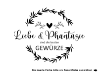 Wandtattoo Liebe und Phantasie