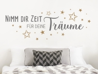 Wandtattoo Nimm dir Zeit für deine Träume