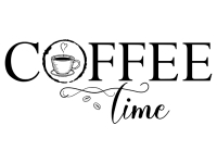 Wandtattoo Coffee Time Motivansicht