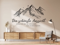 Wandtattoo Die schönste Aussicht eröffnet sich... | Bild 2