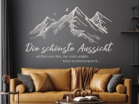 Wandtattoo Die schönste Aussicht eröffnet sich... | Bild 4