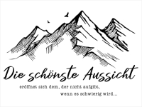 Wandtattoo Berge mit Aussicht Motivansicht