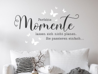 Wandtattoo Perfekte Momente im Wiohnzimmer