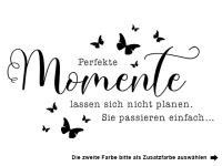 Wandtattoo Perfekte Momente