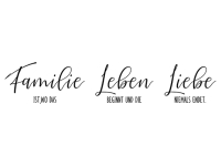 Wandtattoo Familie Leben Liebe Motivansicht