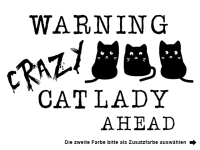 Wandtattoo Catlady