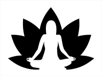 Wandtattoo Yoga