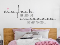 Wandtattoo Einfach zusammen | Bild 3