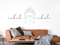 Wandtattoo Buddha Inhale Exhale | Bild 2