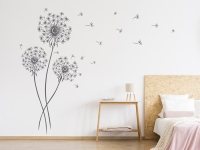 Wandtattoo Pusteblumen mit Samen Schlafzimmer