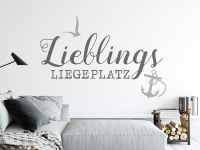 Wandtattoo Lieblings Liegeplatz | Bild 3