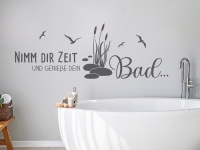 Wandtattoo Nimm dir Zeit und genieße