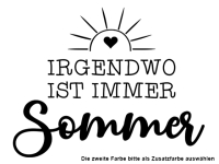 Wandtattoo Immer Sommer Motivansicht