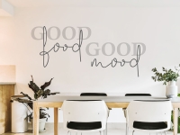 Wandtattoo Good Food Good Mood | Bild 3