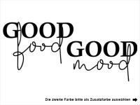 Wandtattoo Good Food Motivansicht