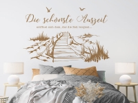 Wandtattoo Aussicht am Meer im Wohnzimmer