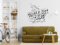 Wandtattoo Chillout Zone Graffiti | Bild 3