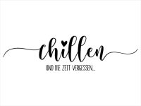 Wandtattoo Die Zeit vergessen