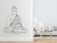 Wandtattoo Dekorativer Buddha im Flur