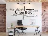 Wandtattoo Ideenfabrik Unser Büro