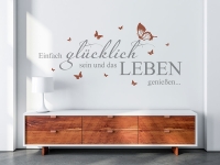 Wandtattoo Einfach glücklich sein | Bild 4