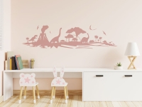 Wandtattoo Landschaft mit Dinosaurier