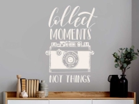 Wandtattoo Collect moments im Wohnzimmer