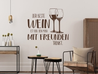 Wandtattoo Der beste Wein ist | Bild 3