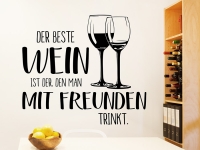 Wandtattoo Der beste Wein ist | Bild 4