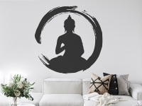 Wandtattoo Esotherik Buddha im Schlafzimmer