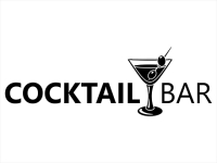 Wandtattoo Cocktailbar