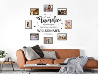 Wandtattoo Fotorahmen Jede Familie | Bild 4