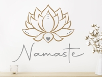 Wandtattoo Namaste Blüte