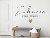 Wandtattoo Zuhause Lieblingsplatz | Bild 2