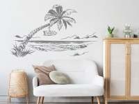 Wandtattoo Beachtime Landschaft