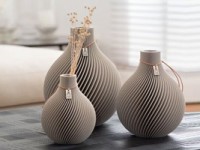 moderne 3D gedruckte Vasen